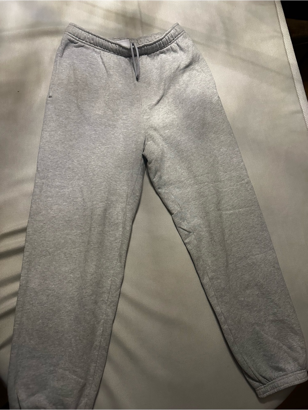 Aritzia Light Gray Mega Sweatfleece with Drawstring